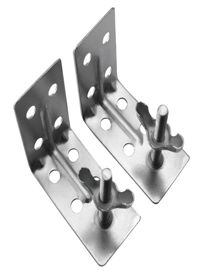 AXLIZER 2PCS Curtain Hardware Roman-Style L-Shaped Sunshade for Roman or Other Shades/Ceiling or Wall Mount - Image 5